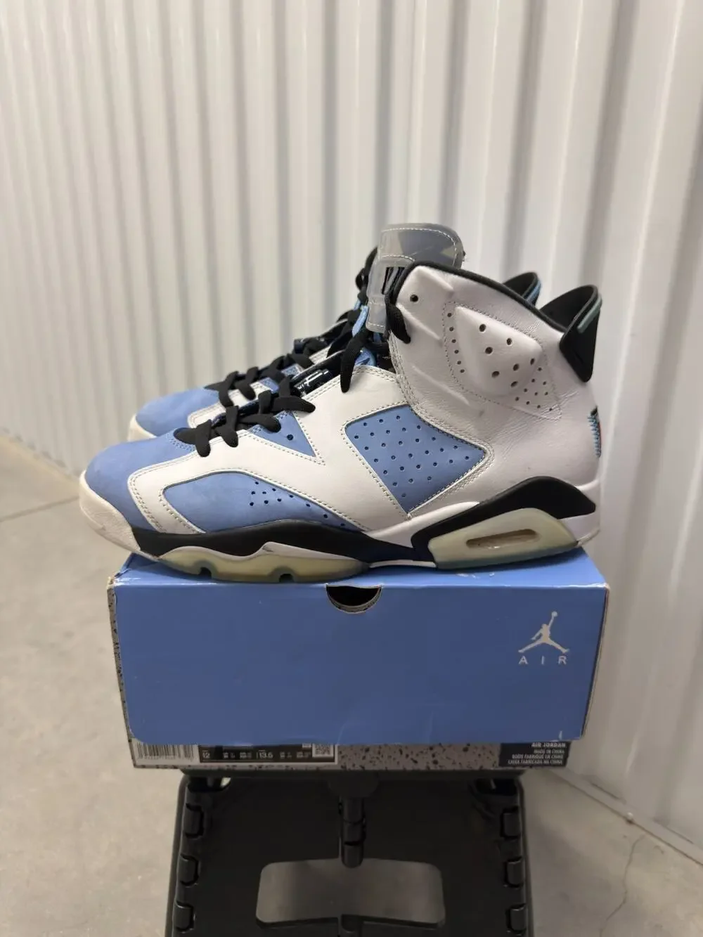 Nike Air Jordan 6 UNC Home University White 2022 Size 12 Men's - CT8529-410